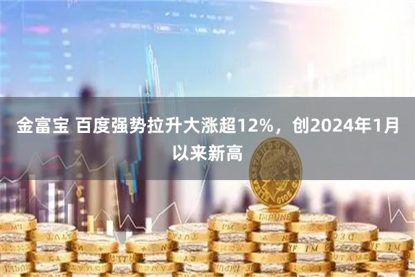 金富宝 百度强势拉升大涨超12%，创2024年1月以来新高