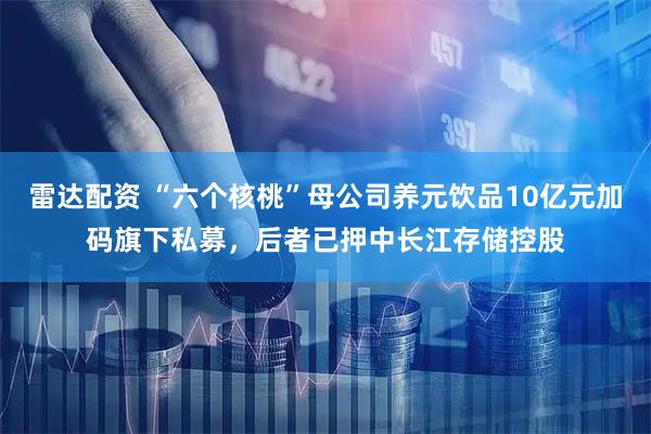 雷达配资 “六个核桃”母公司养元饮品10亿元加码旗下私募，后者已押中长江存储控股